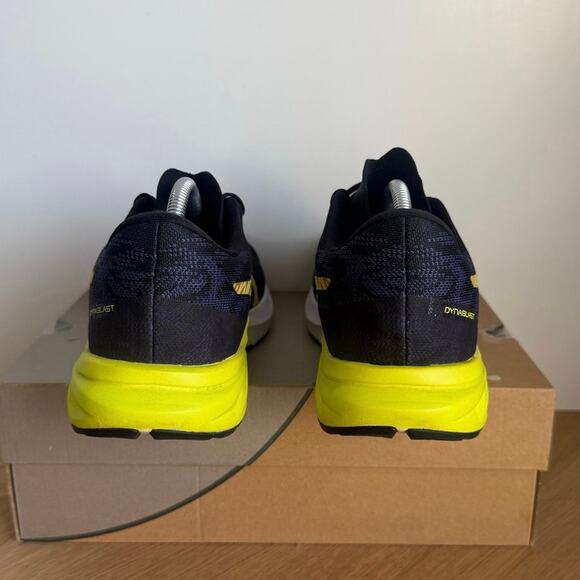 Asics Dynablast 3 Black /Lime Zest Men Running Sneakers - SZ 11 - Picture 9 of 13